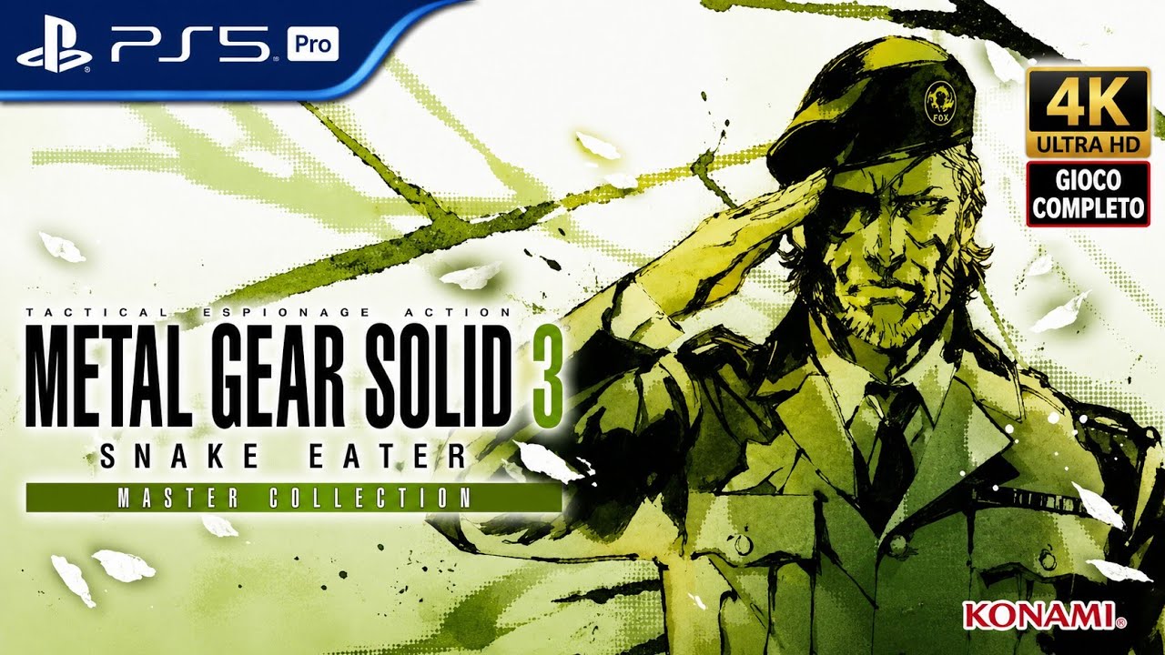 METAL GEAR SOLID 3 - SNAKE EATER - MASTER COLLECTION GIOCO COMPLETO FULL  GAMEPLAY ITA MGS 2023