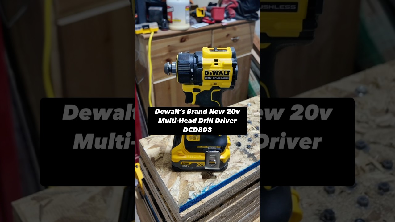Dewalt&rsquo;s Brand New 20v Max Multi-head Drill Driver #dewalttough #dewalttools