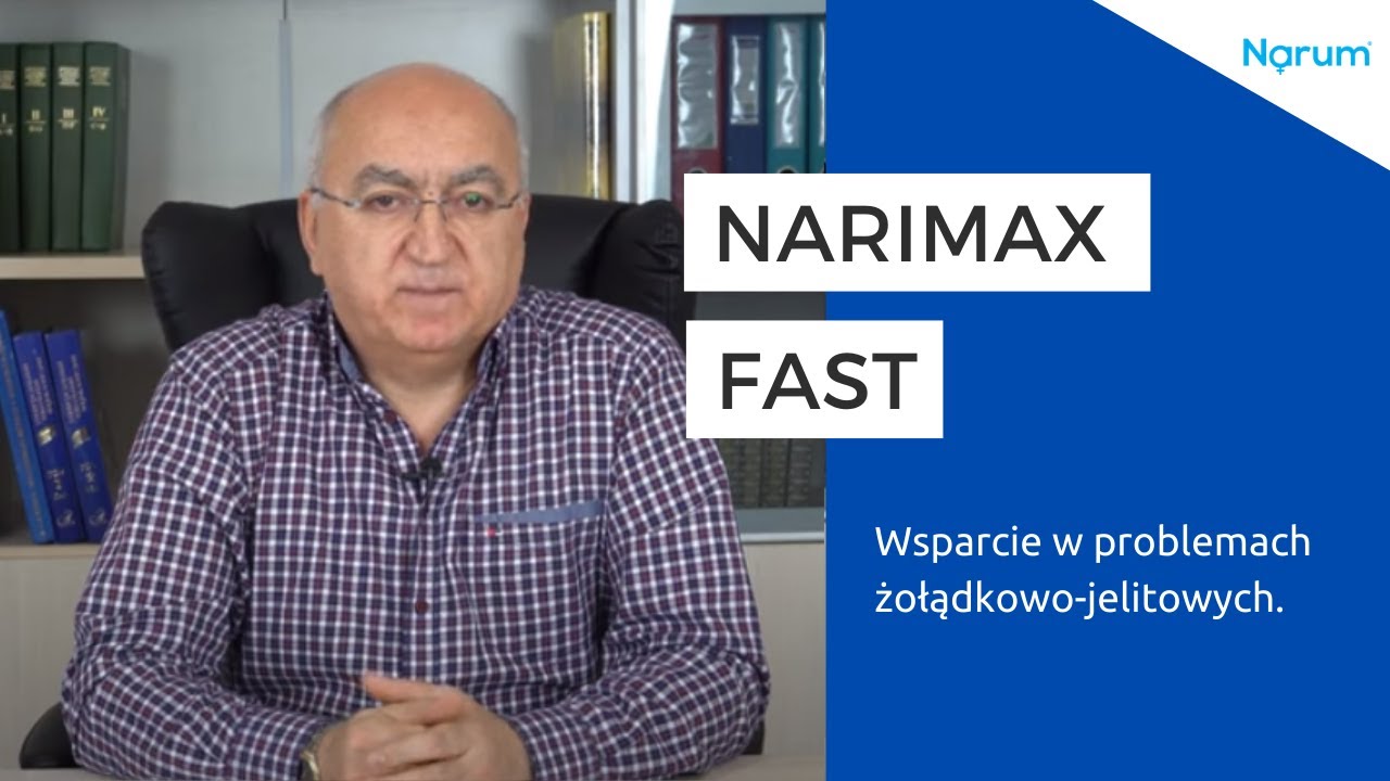 Narimax Fast. Szybkie działanie na problemy żołądkowo-jelitowe.
