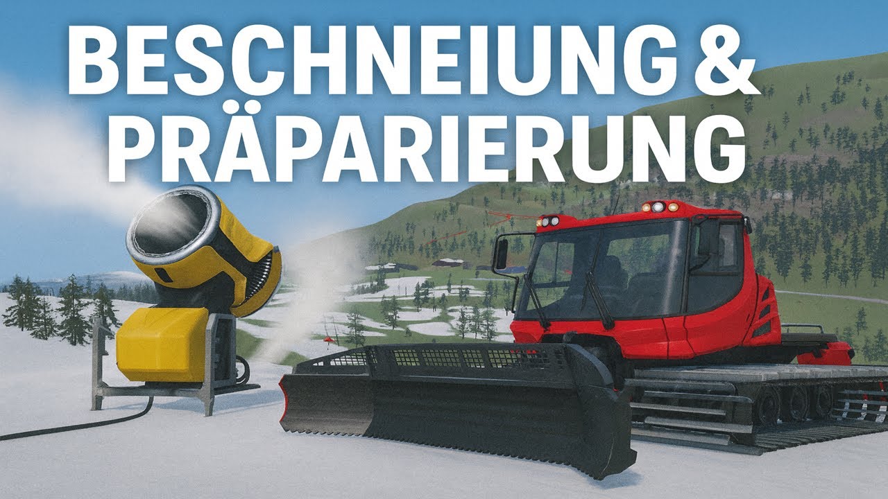 Winter Resort Simulator Erstbeschneiung Starten