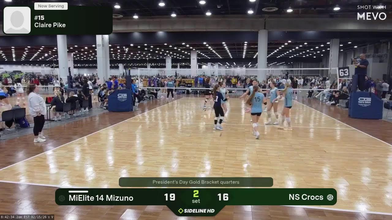 NS Crocs vs. MiElite 14 Mizuno (2026.02.15)