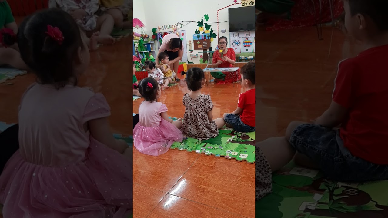 tiết dạy nhận biết hoa hồng hoa cúc 24-36 tháng