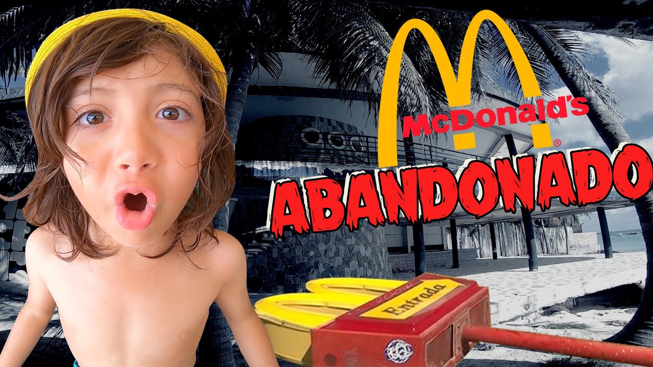 Encuentro McDonald&acute;s ABANDONADO a la orilla del MAR