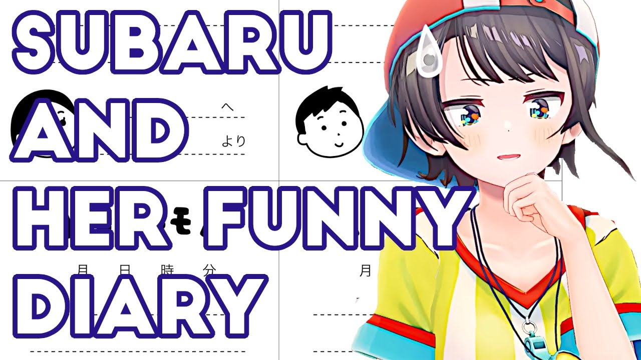 [hololive] Subaru Can't Stop Laughing At Her Own Diary [ Oozora Subaru ]
