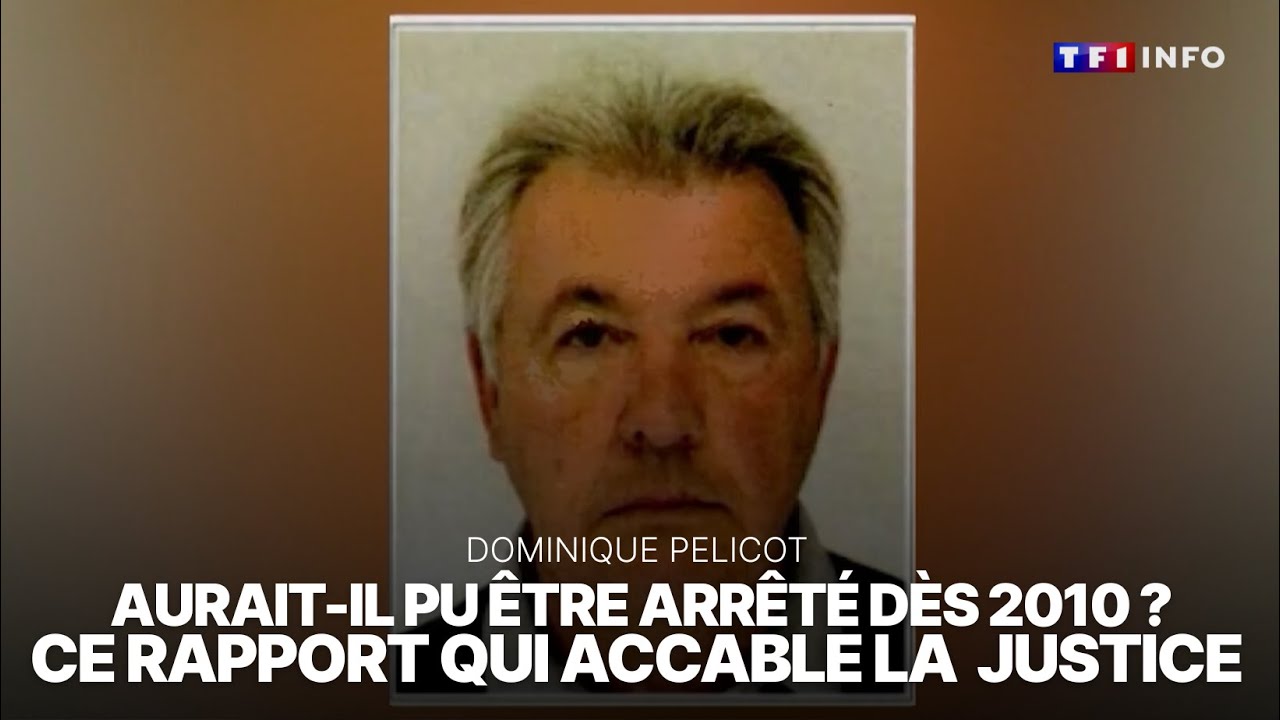 Dominique Pelicot aurait-il pu être arrêté dès 2010 ? Ce rapport qui accable la justice｜TF1 INFO