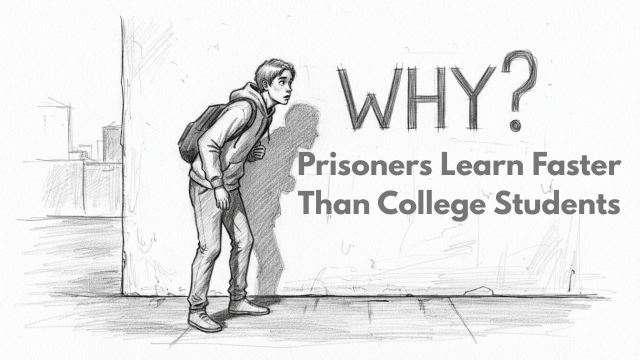 Why Prisoners Learn Faster Than College Students (The Psychology No One Talks About)