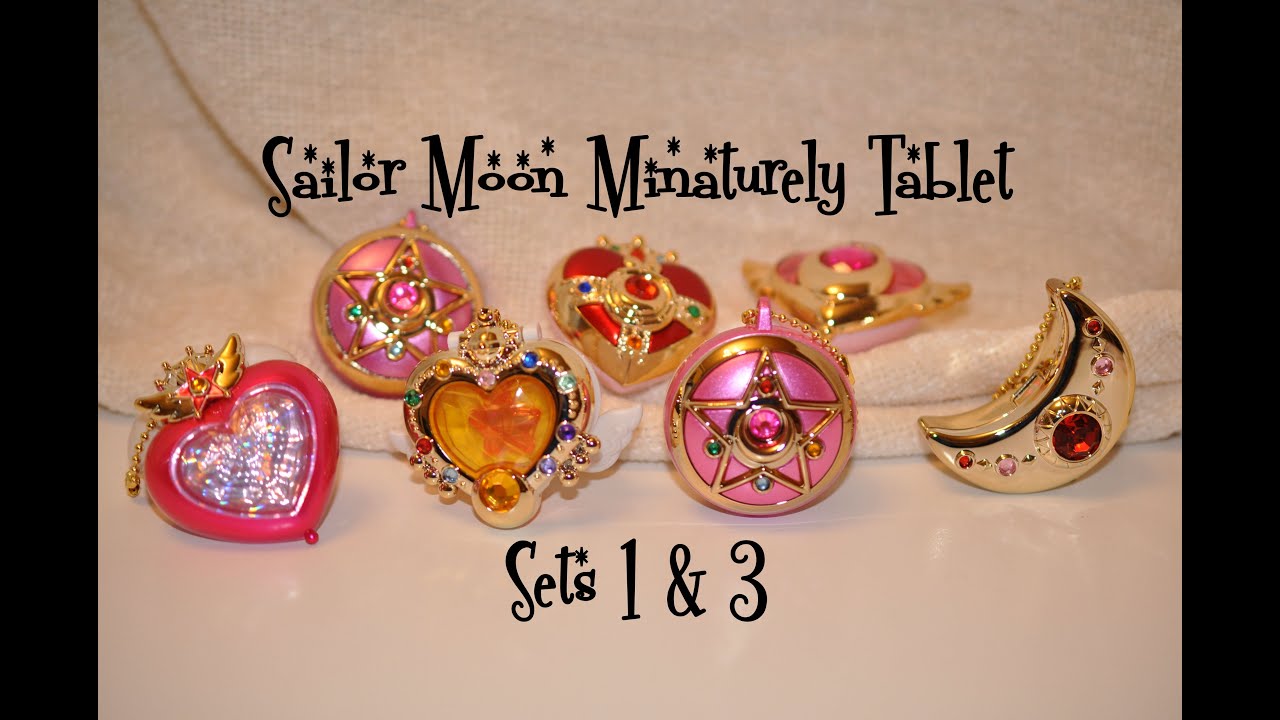 Sailor Moon Miniaturely Tablet Sets 1 & 3