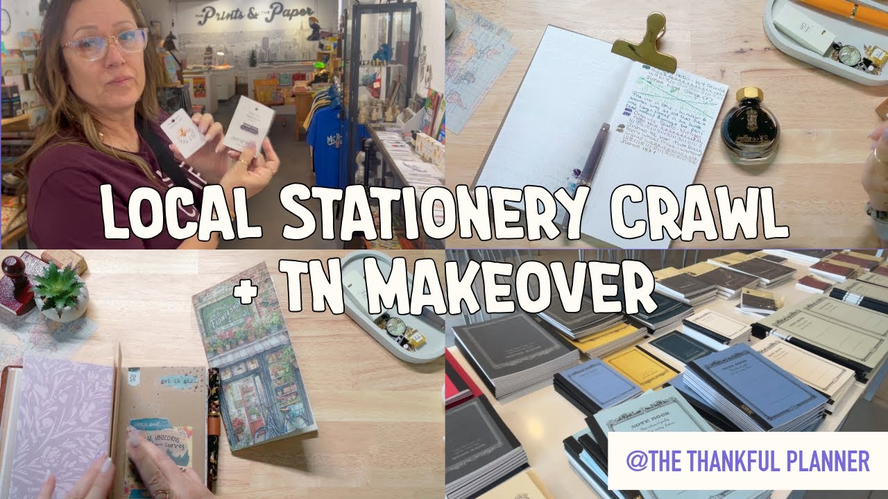 My TN Adventure Through the Best Stationery Spots in Town ✨ Haul + Traveler’s Notebook Makeover