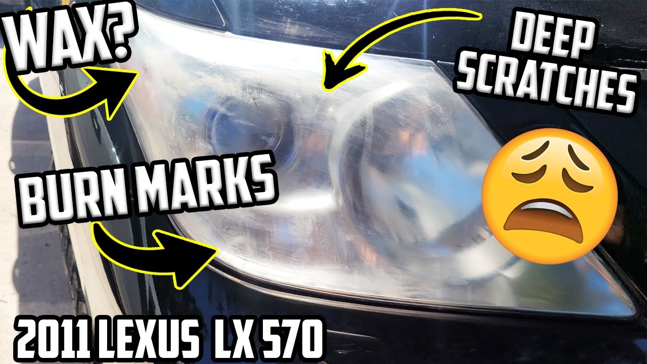 DIY Headlight Restoration Gone Wrong! | 2011 Lexus  LX570 Headlight Restoration