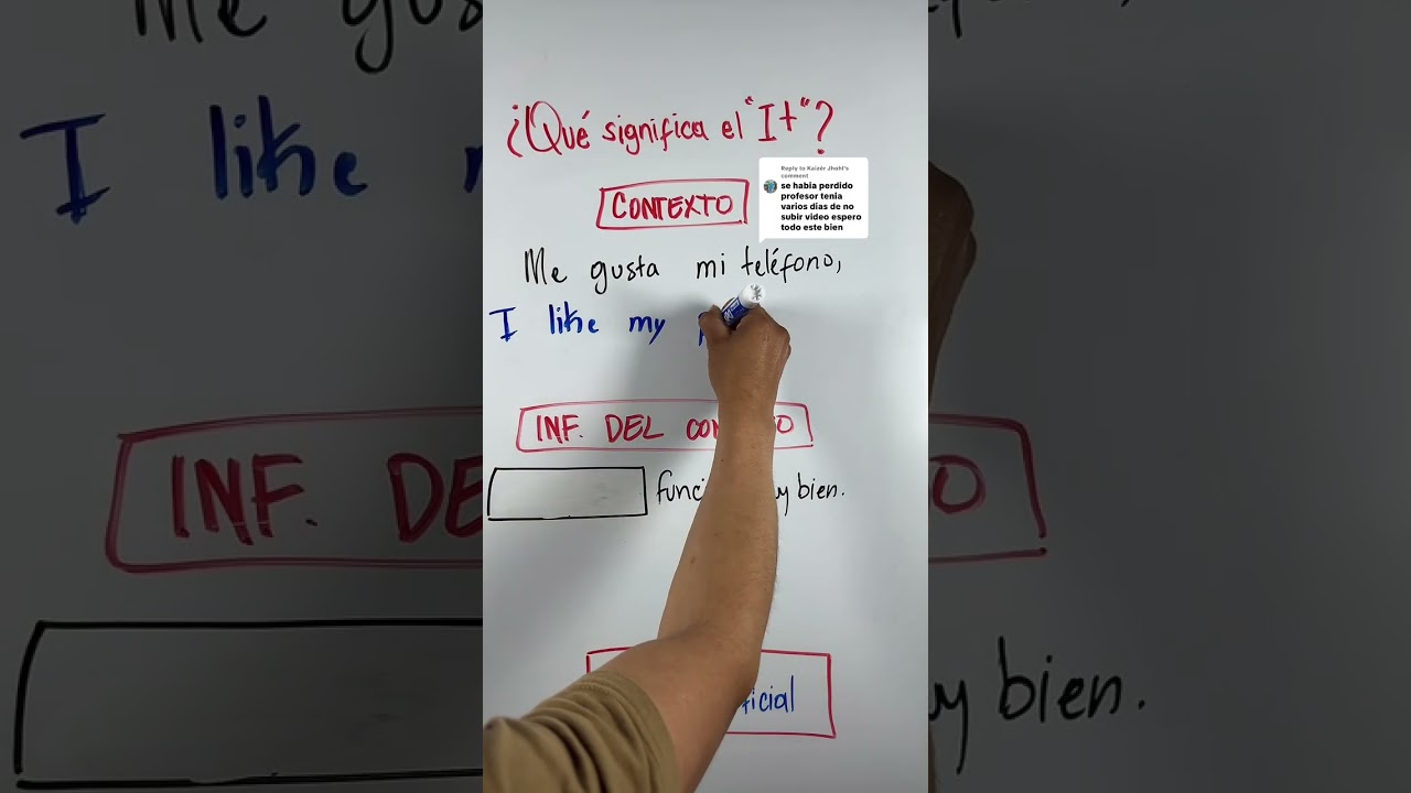 🔥Qué significa el “It” y cómo funciona en inglés? 🤔😱
