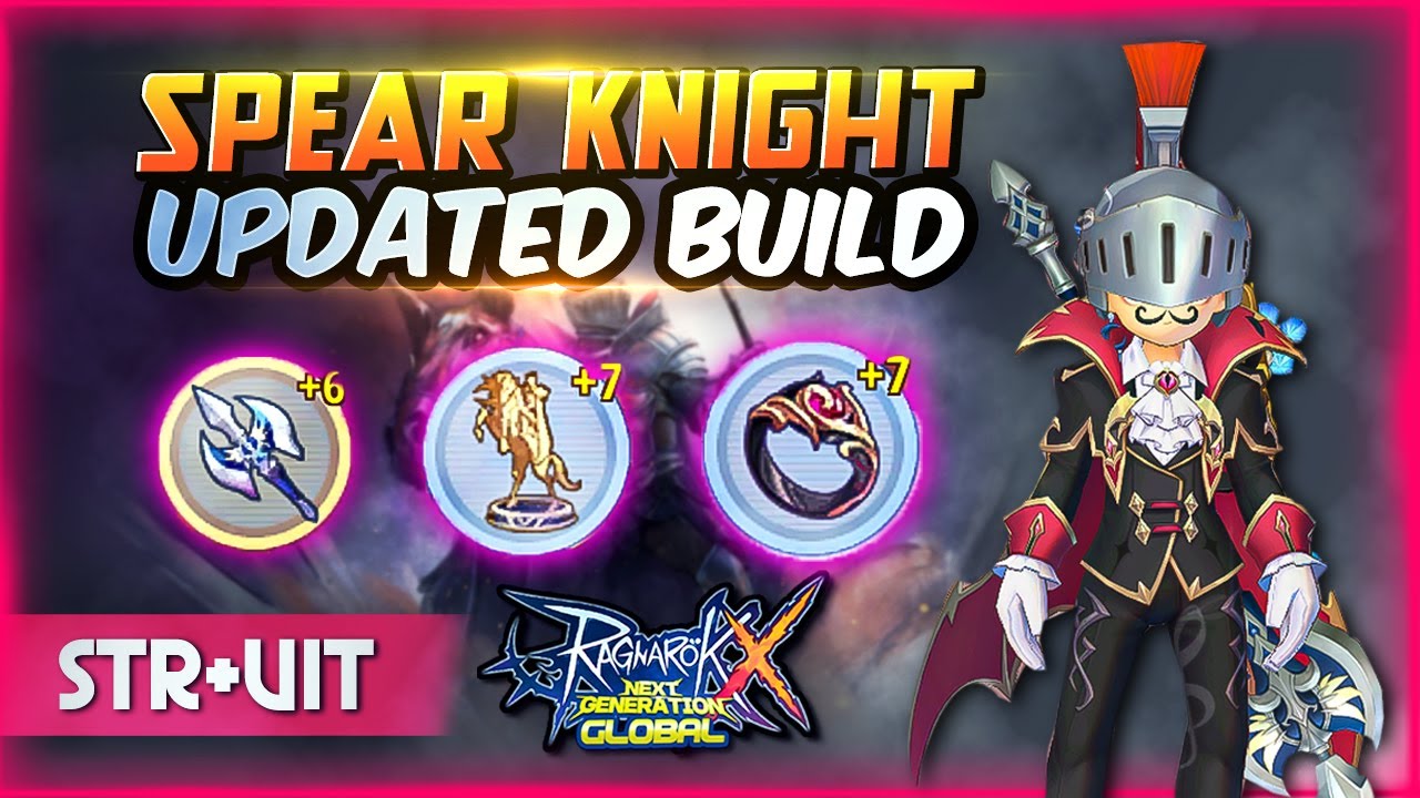 [ROX GLOBAL] Spear Lord Knight Updated Build | STR+VIT | Character Progression