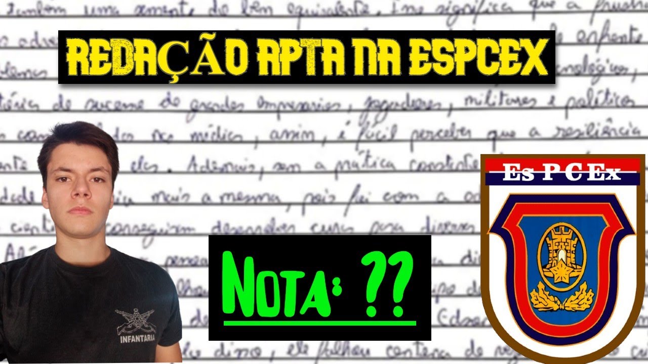 COMO ESTUDAR REDAÇÃO PARA EsPCEx + MINHA REDAÇÃO!!!!!