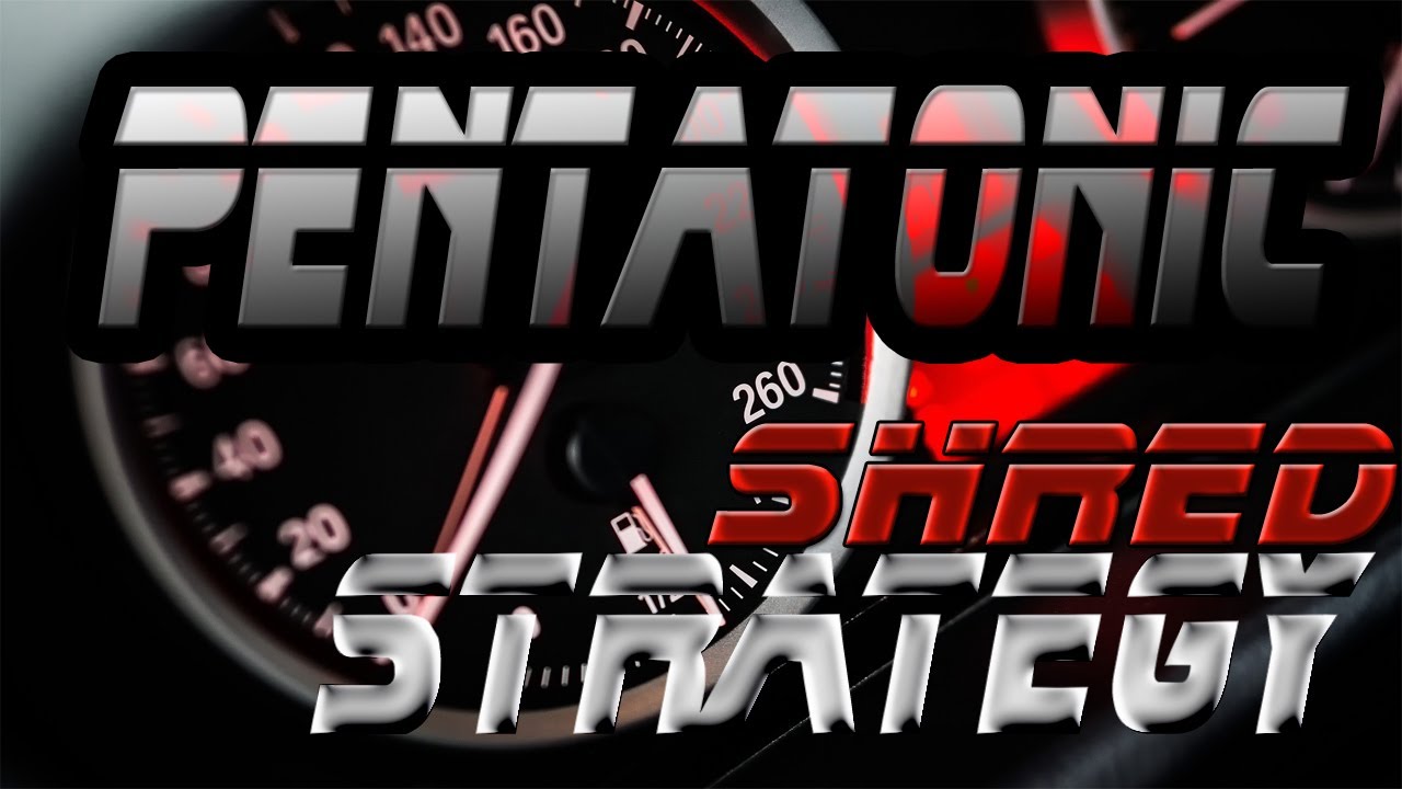 Pentatonic SHRED Down Stroke PATTERNS