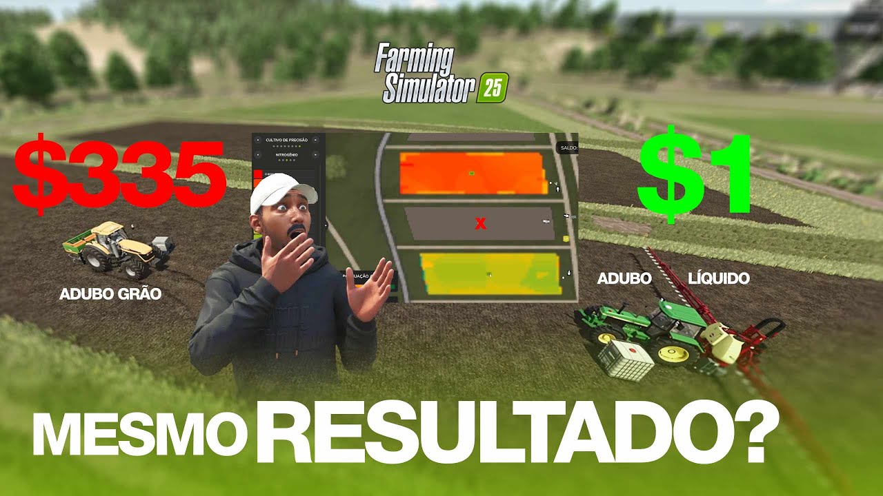 Gastei 1 EURO e colhi o mesmo que o Vizinho! (Farming Simulator 25) Tutorial