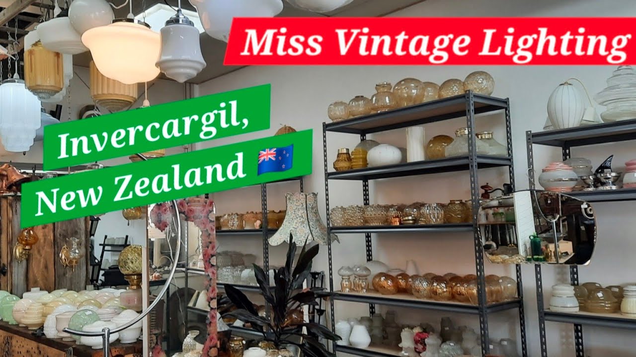 Miss Vintage, Lighting- fabulous store Invercargil, New Zealand shop along!