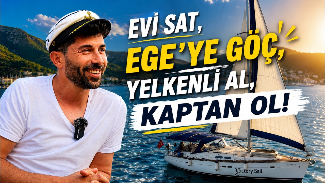 Ege'ye Göç Edip Yelkenli Almak! 40'ından Sonra Kaptan Olmak! Yeni Bir Hayat Mümkün