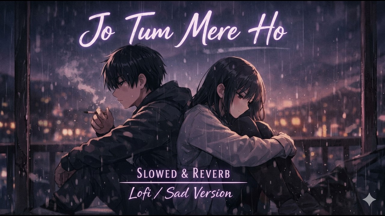 Jo Tum Mere Ho (Slowed + Reverb) Lofi 💔 | Anuv Jain | Sad Hindi Lofi Song | Night Vibes