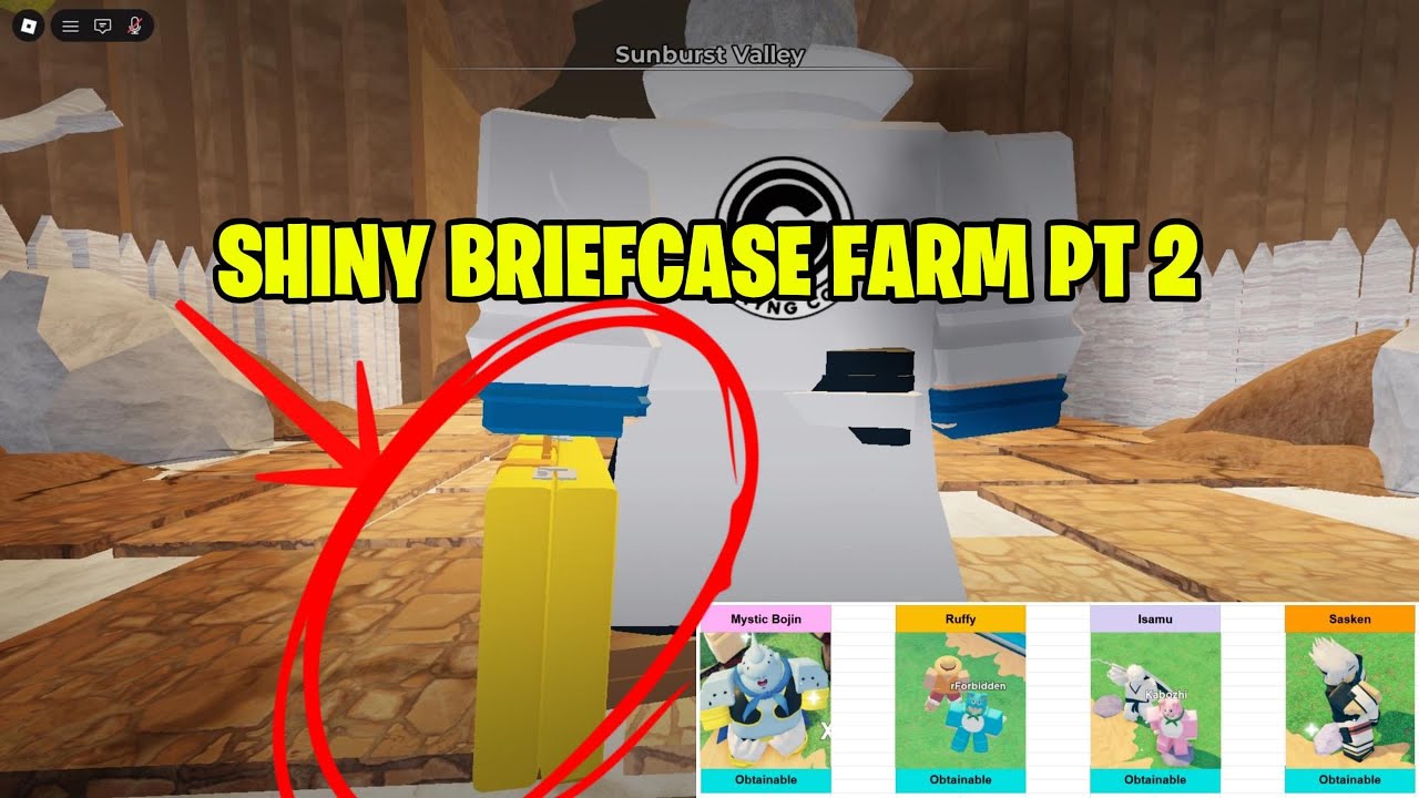 🔴 POCKET ANIME | SHINY BRIEFCASE FARM PT 2 😔