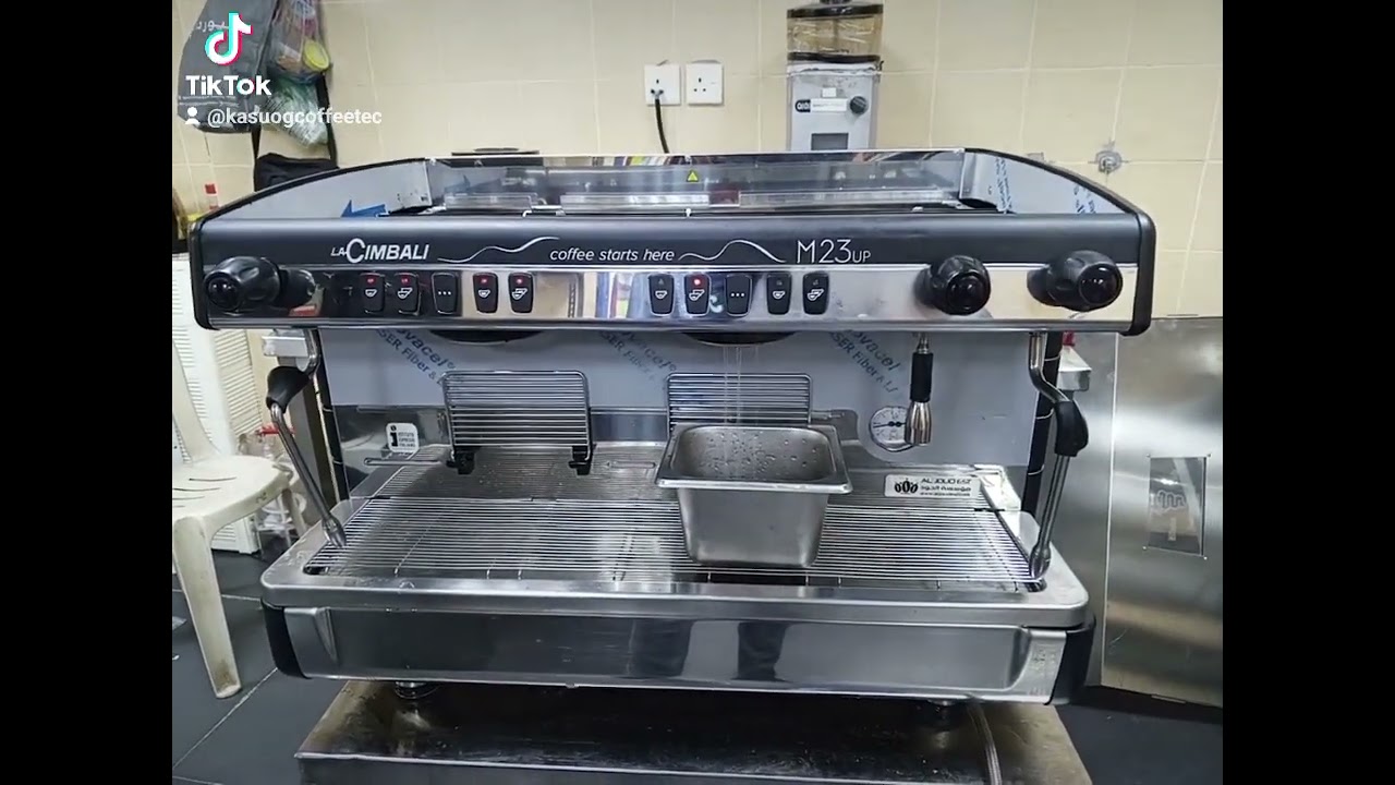 test the machine LACIMBALI M23 coffee machine
