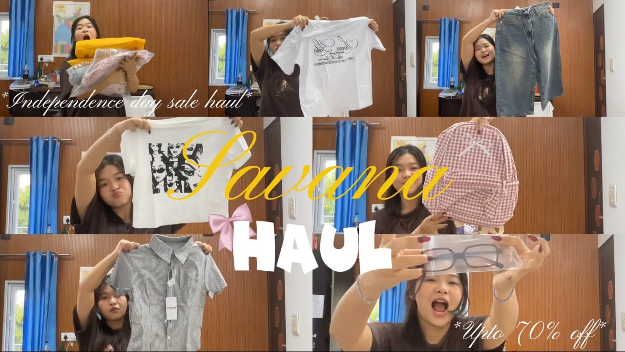 Savana haul✨| Independence day sale haul | 70% off sale haul📦