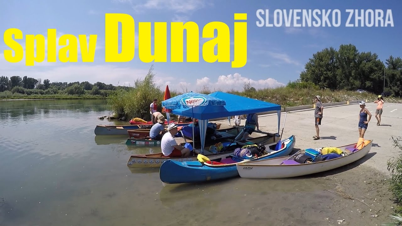 Splav rieky Dunaj - Splav Dunaja - Po rieke Dunaj na kompe a kajaku