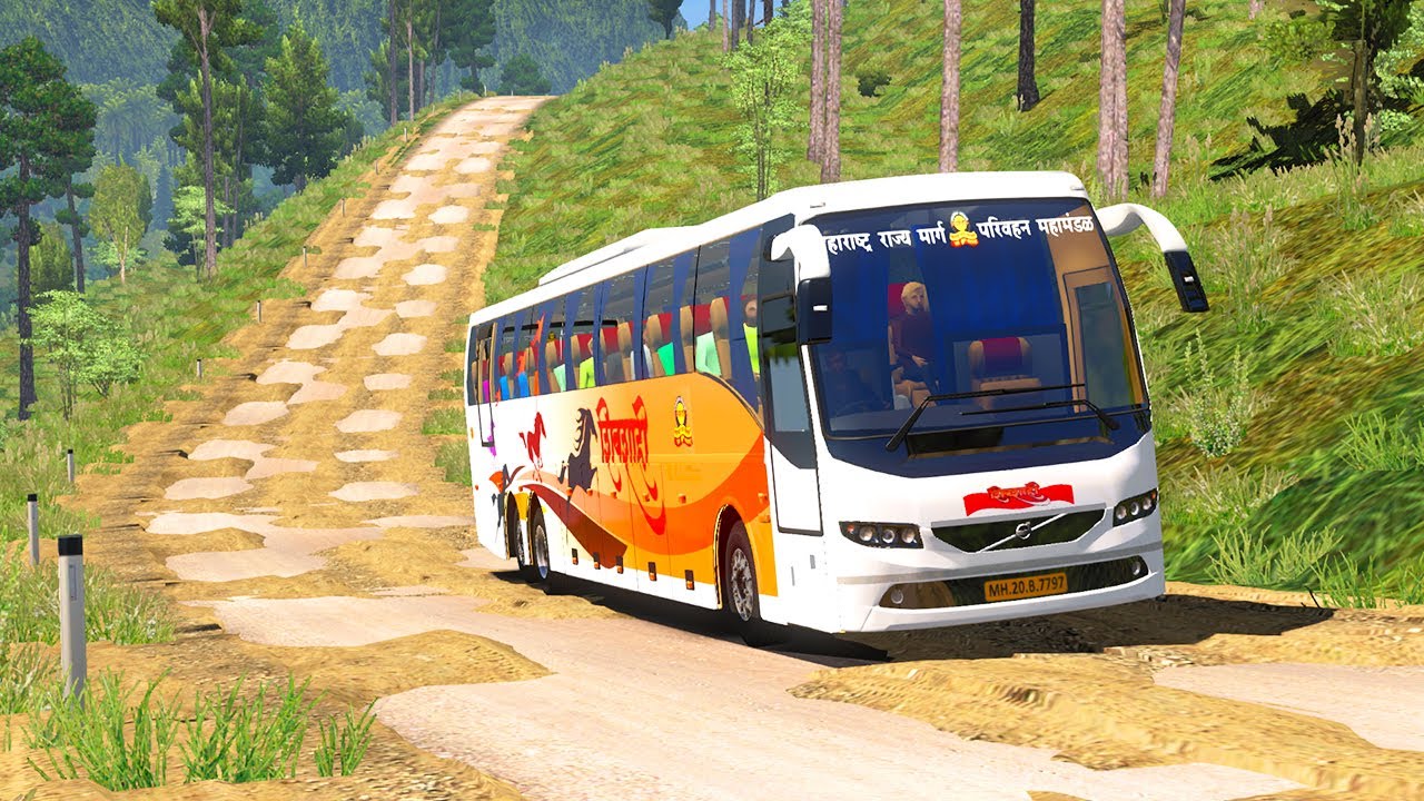 MSRTC Shivshahi Bus | Off-Road Volvo Bus Journey | B11r Volvo