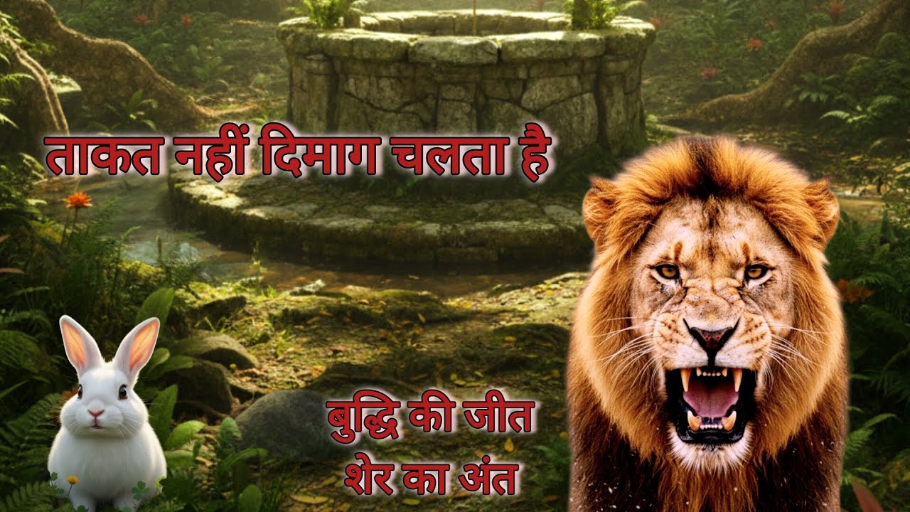 सिंह और खरगोश की जातक कथा। प्रेरणादायक जातक कथा।। महात्मा बुद्ध की पूर्वजन्म की कथा।। #indiancultur