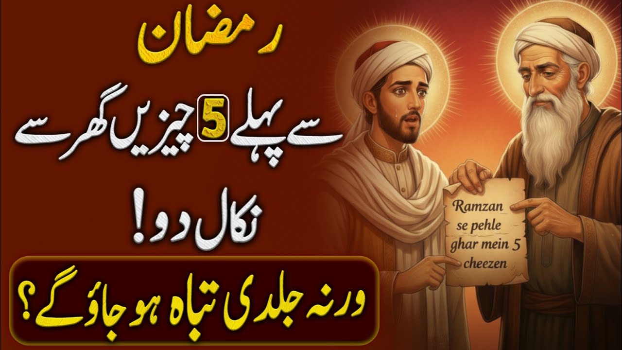 Remove 5 things from your home before Ramadan || Ramadan 2026