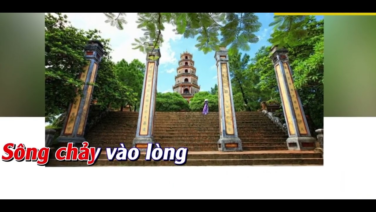Tạm biệt Huế - chạy chữ để tập hát thật tuyệt vời