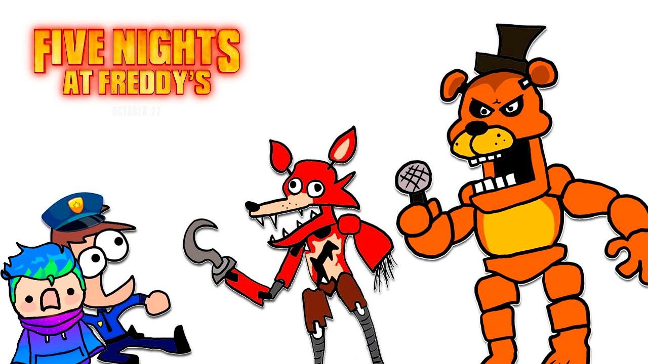 FIVE NIGHTS AT FREDDY’S PELÍCULA Resumen Estúpido con Muñequitos / Carlos Infinito REACCIONA Cayspro