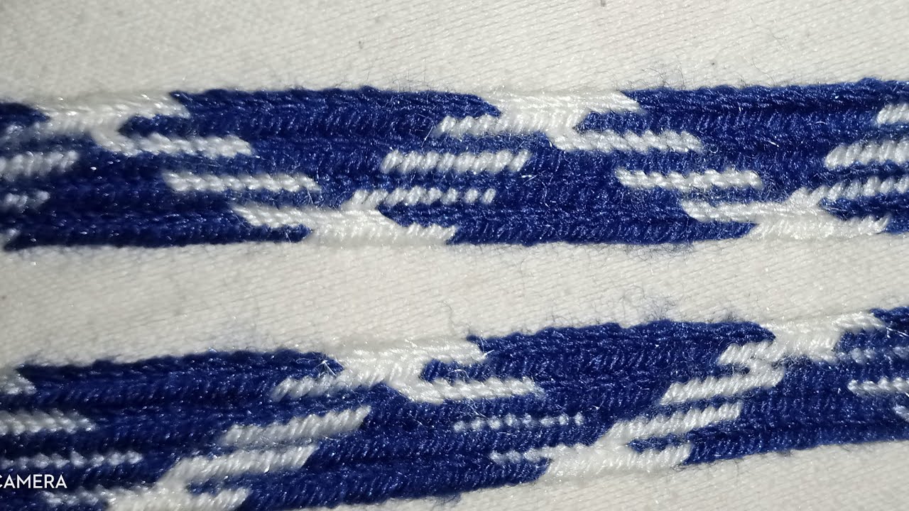 आसान तरीके से नाड़ा डिज़ाइन बनाना सीखे🤍💙#niyasacrafts