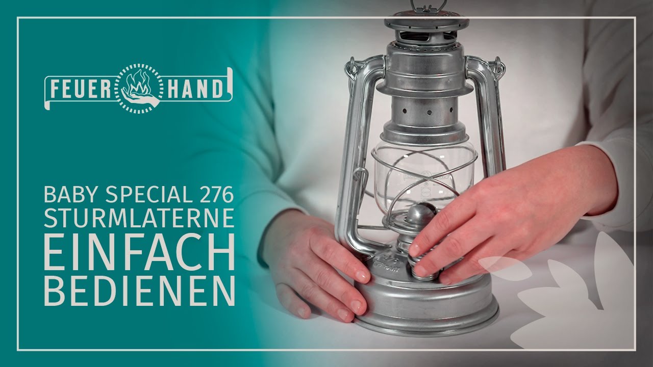 ✨Bedienung und Inbetriebnahme deiner Feuerhand Sturmlaterne Baby Special 276✨