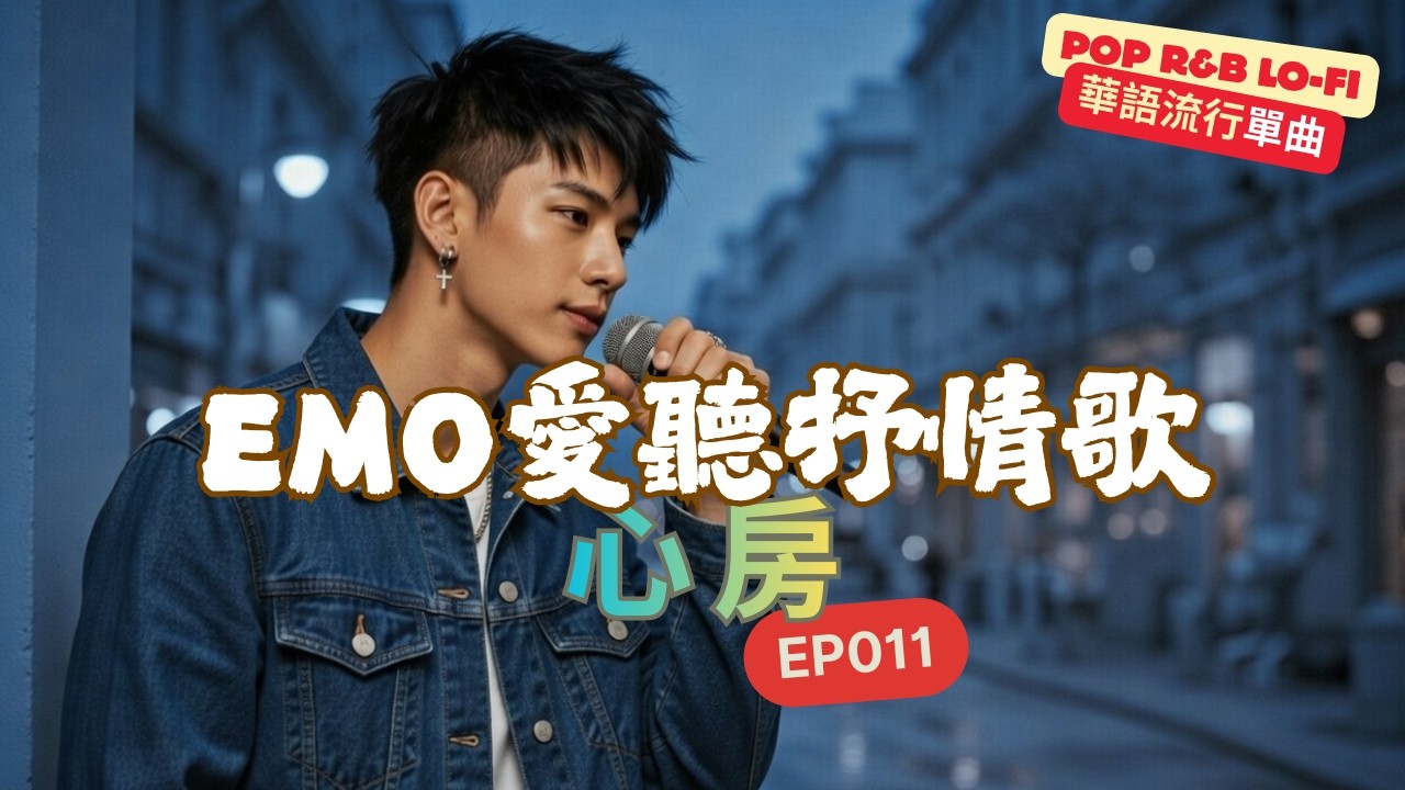 【pop】心房 | 🎧emo愛聽抒情歌 ep011 | 訂閱我，每週給你好音樂~  | 最怕Rapper唱情歌