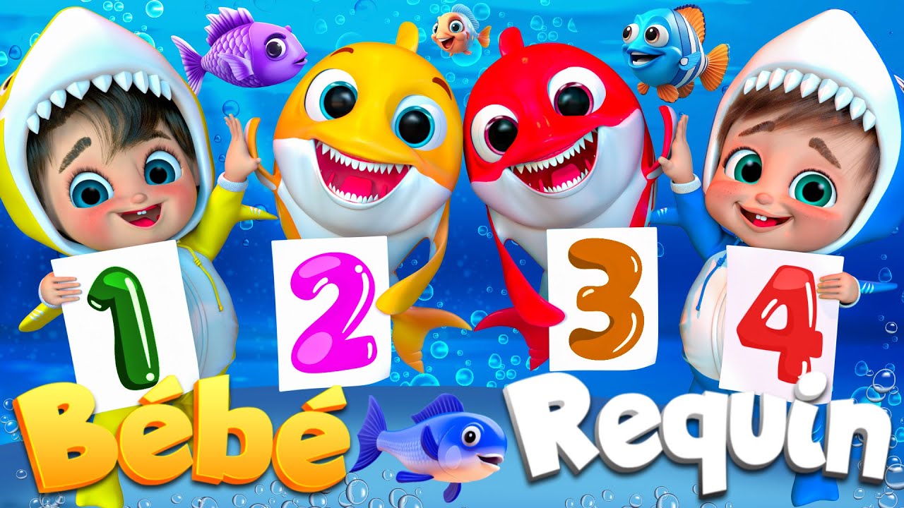 Bébé Requin et le Dauphin Joueur | Comptines Et Chansons | À Bébé Chanson @SuperLucaLEFrancais