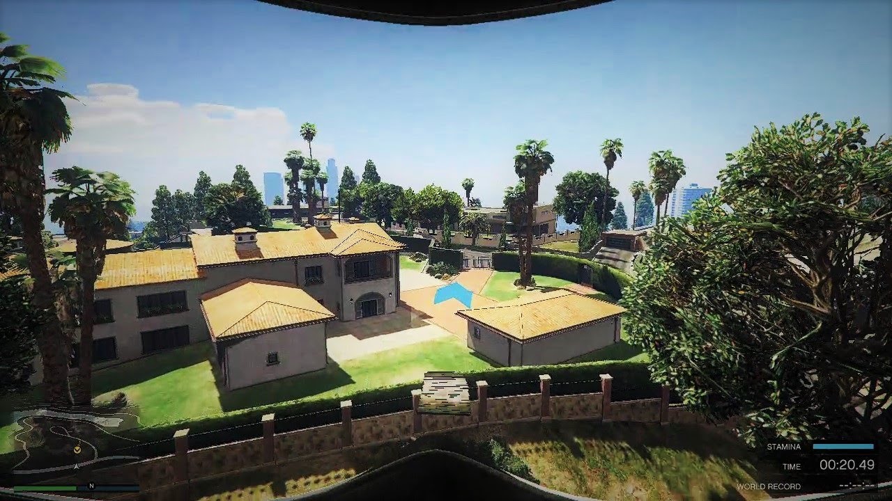 GTA 5  Urban Downhill I. | MTB Vinewood Downhill (First person, Pc)