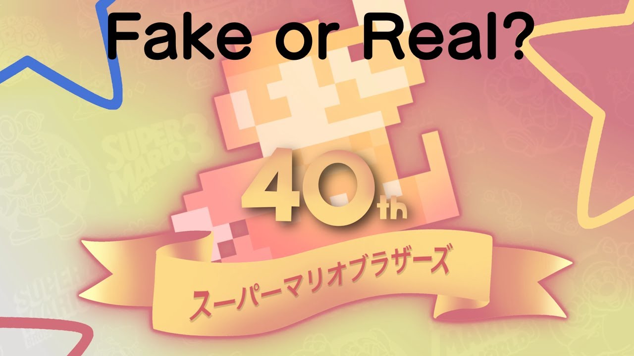 Is the Mario 40th Anniversary Leak Fake?