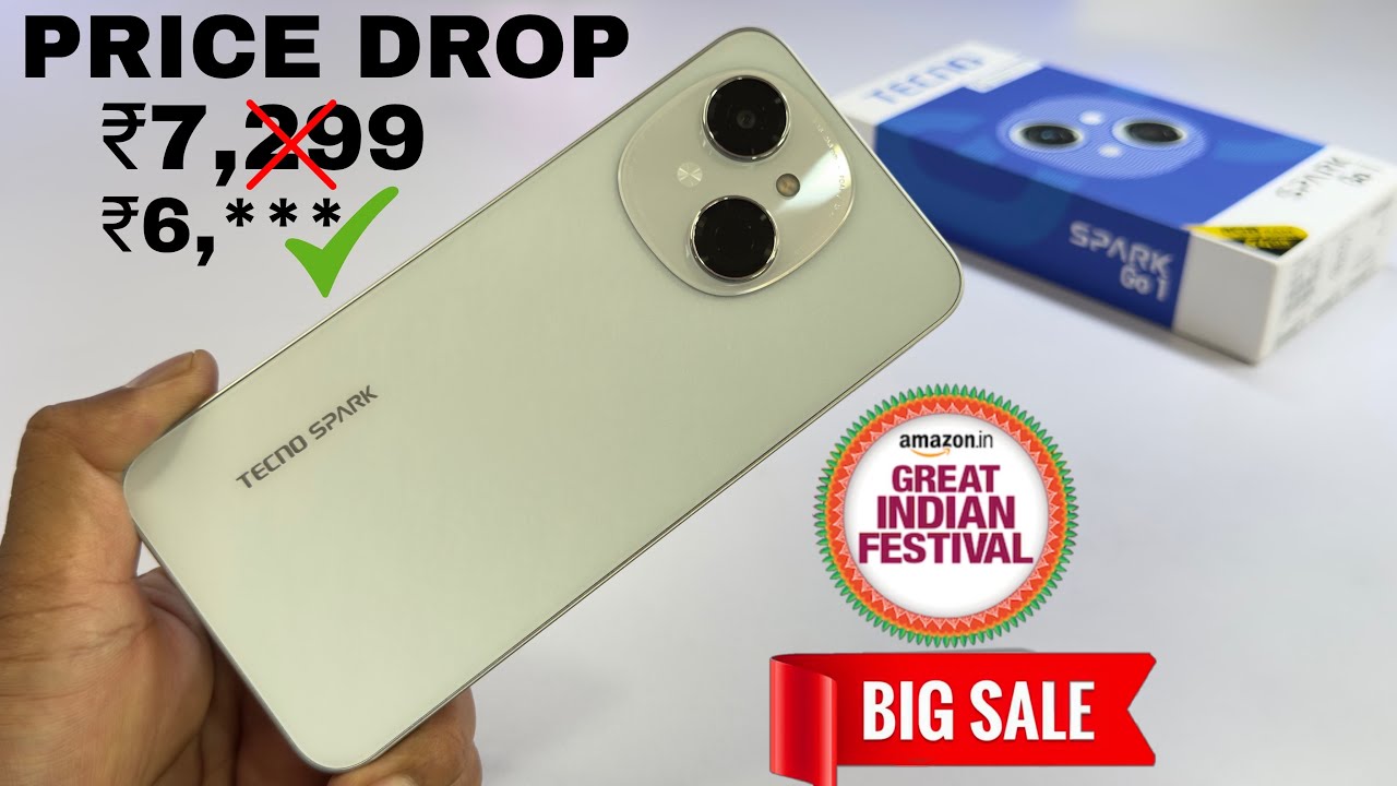 Tecno Spark Go 1 Price Drop Unboxing! Amazon Great indian Festival Sale 2024