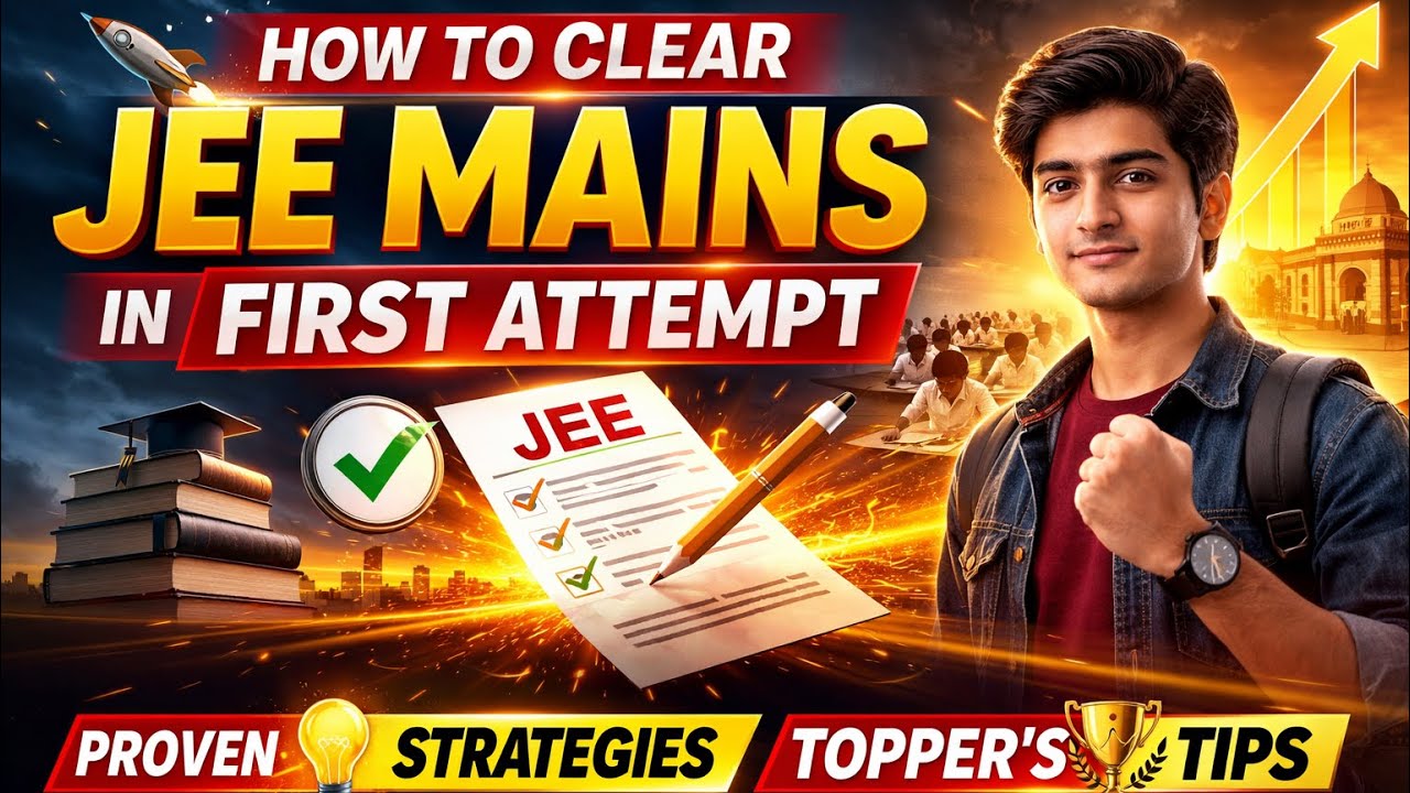 How To Crack JEE Mains In First Attempt 🔥 Complete Strategy 2026 | Study Plan, Books