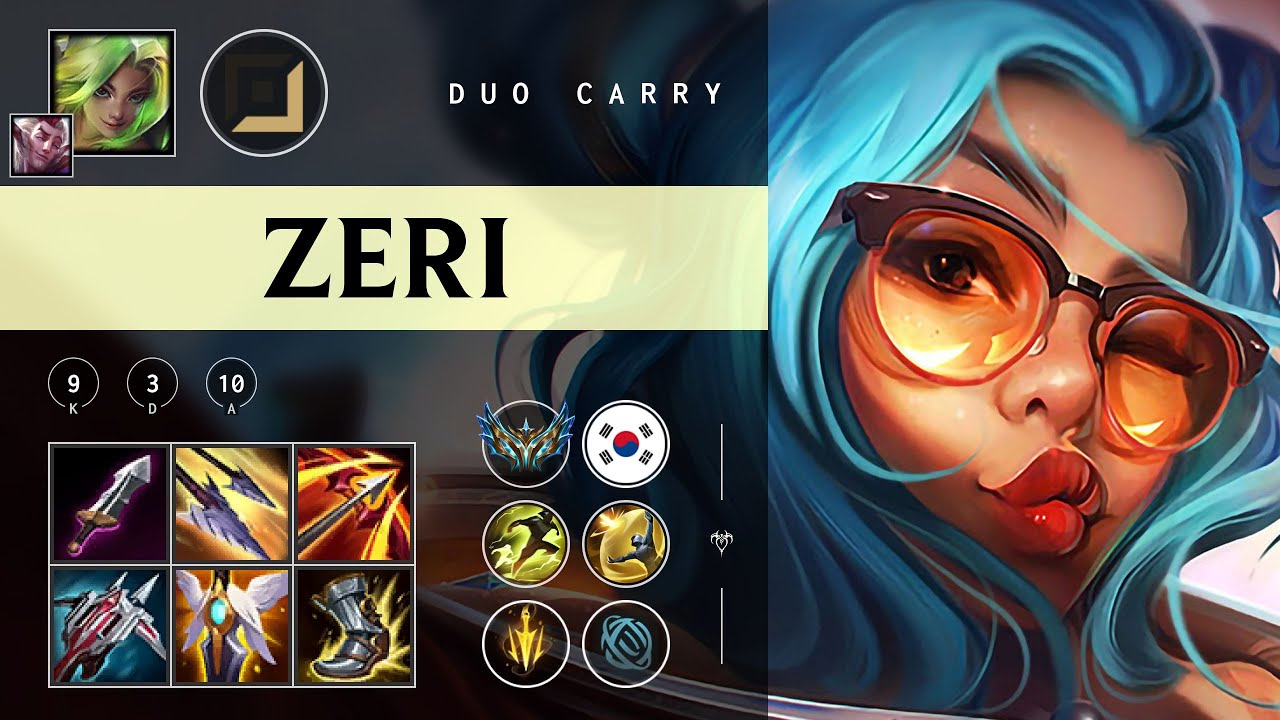 Zeri ADC vs Jinx - KR Challenger Patch 25.23