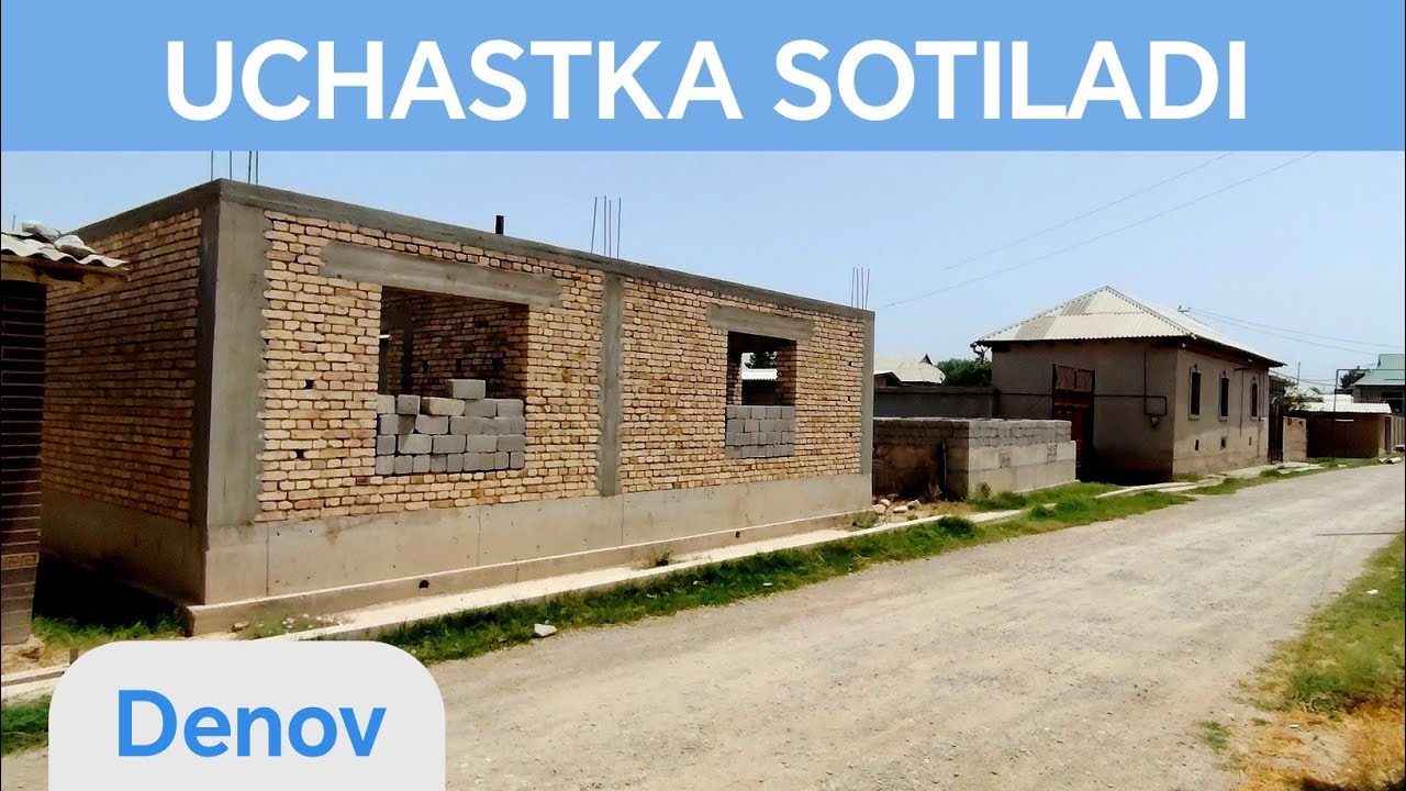 Uchastka Sotiladi 6-Sotok  Xama Sharoiti Bor Surxondaryo Viloyati Denov Totuli Maxalasi ( Glaznoy )