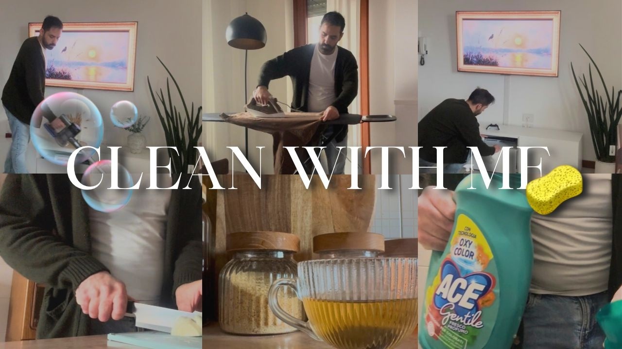 GIORNATE LENTE MA PRODUTTIVE  | clean with me 🪣🧽  | cozy vlog