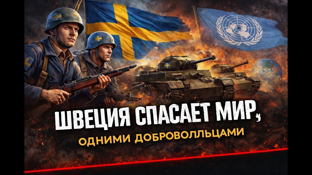 Швеция спасает мир одними добровольцами | HOI4