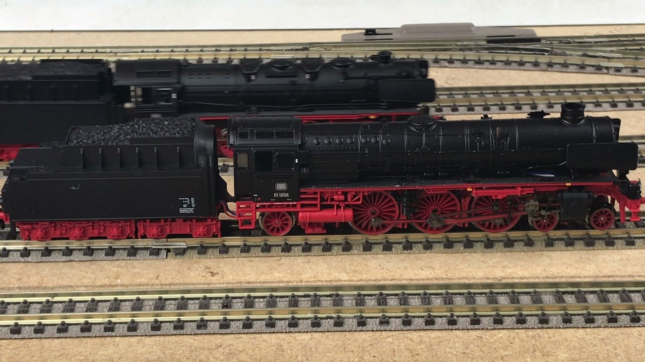 Fleischmann 716975 DB BR01 1056 Dampflok Steam Engine Sound check (D)+(E)