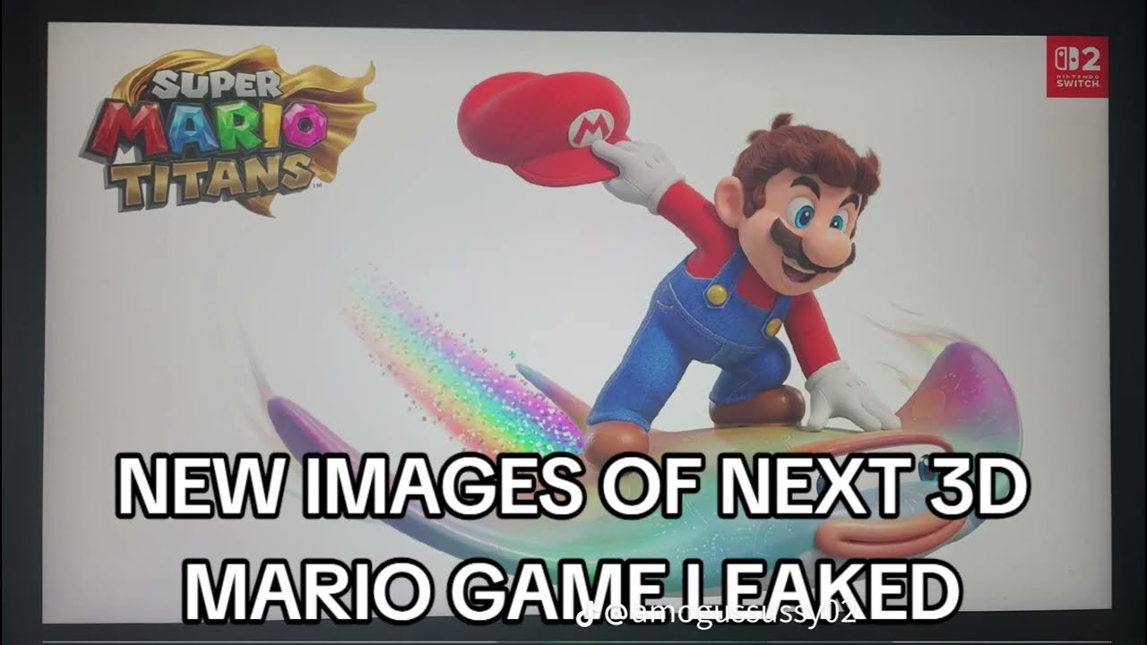 More Images Leaked of the next 3D Mario Game!