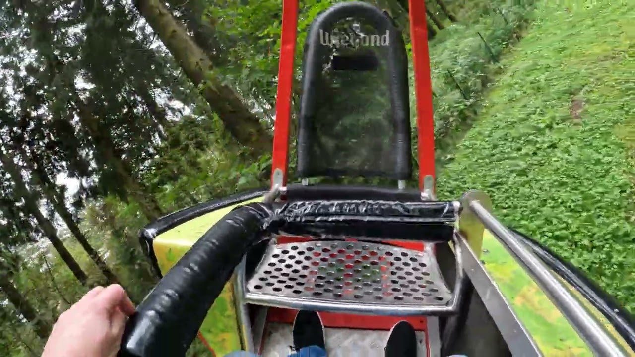 Hexenbesen Wasserkuppe, Ski- und Rodelarena Wasserkuppe, Gersfeld Hessen, onride/POV, Wiegand