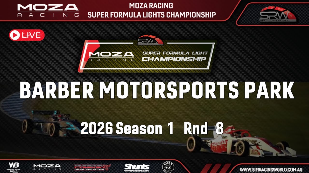 LIVE Iracing | BARBER MOTORSPORT PARK | MOZA Racing SFL Championship Rnd 8