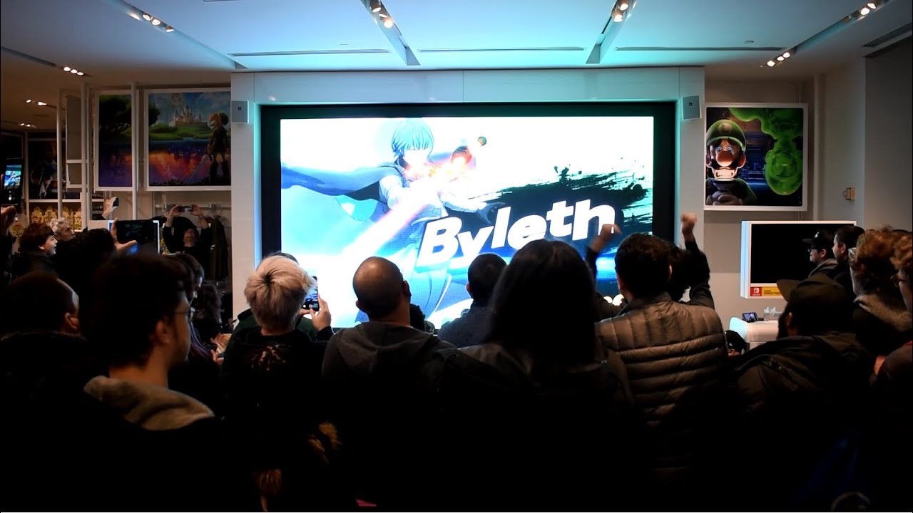 Byleth Reveal for Super Smash Bros. Ultimate Live Reactions at Nintendo NY
