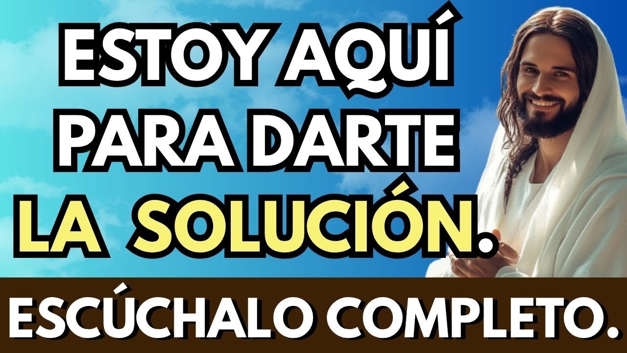 SOLO YO TENGO LA SOLUCIÓN A ESE PROBLEMA | ESCÚCHALO COMPLETO.