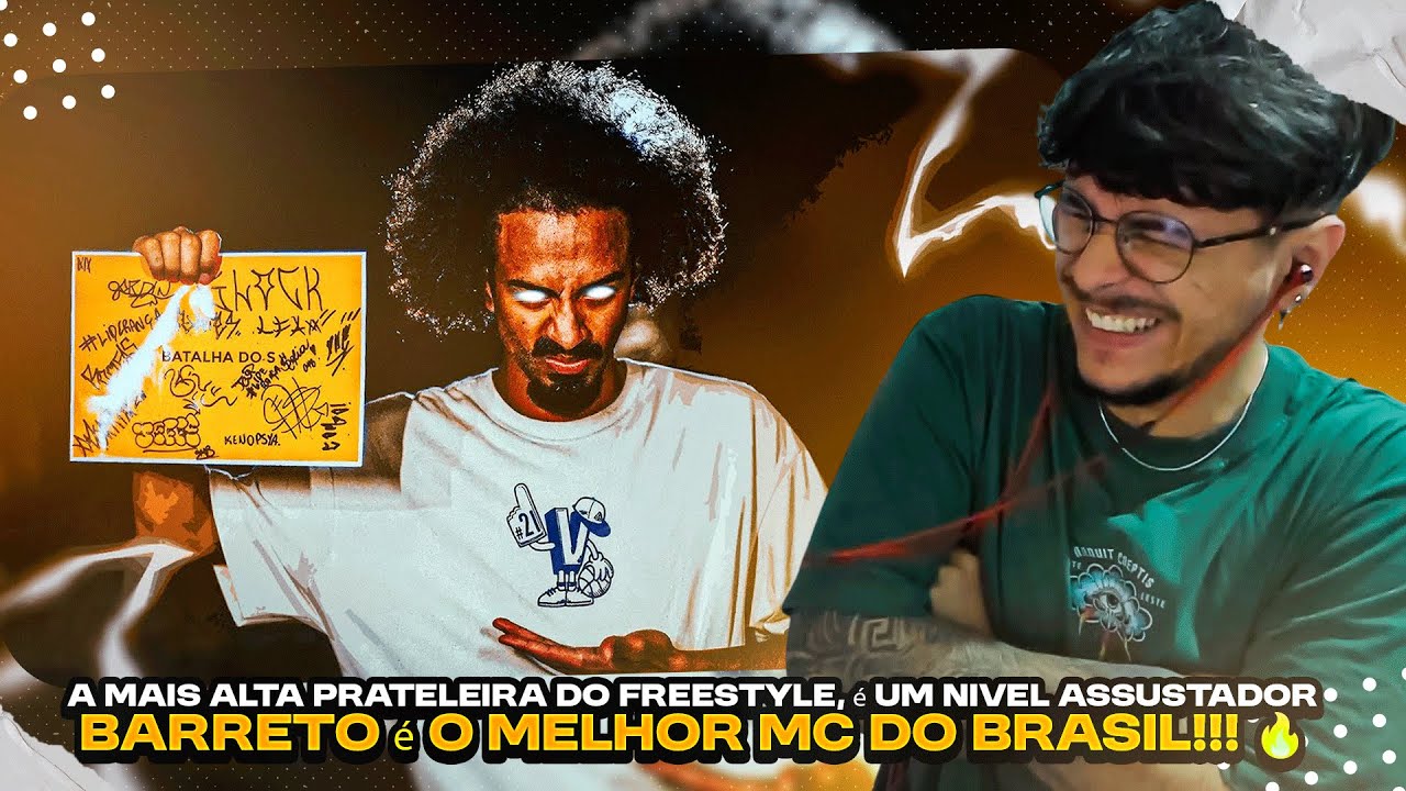 ALAN REAGE A eu nunca vi o BARRETO rimando ASSIM! ☠️ | REACT