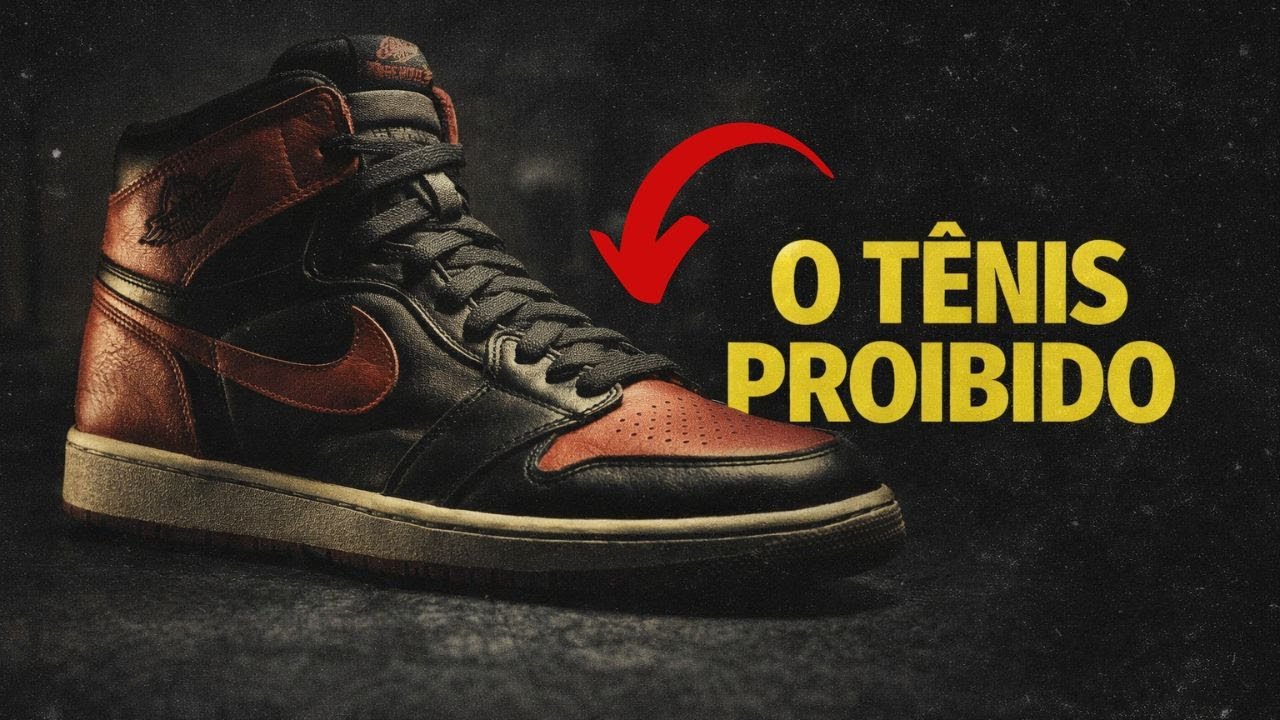 A Verdadeira História do Air Jordan 1 — O Tênis Que a NBA Quase Proibiu